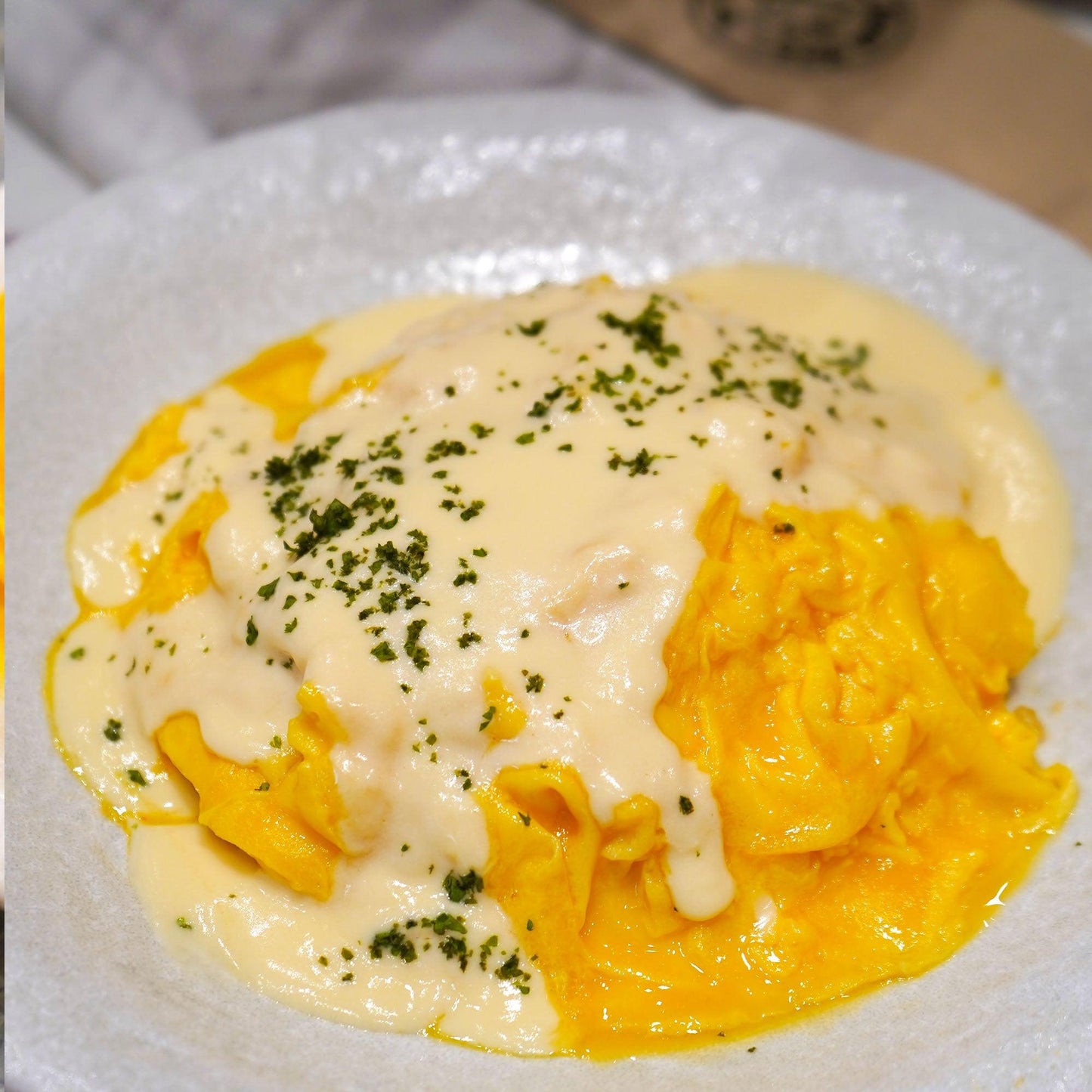 Chicken Cheese Omurice